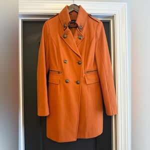 Black Rivet wool military coat | size S